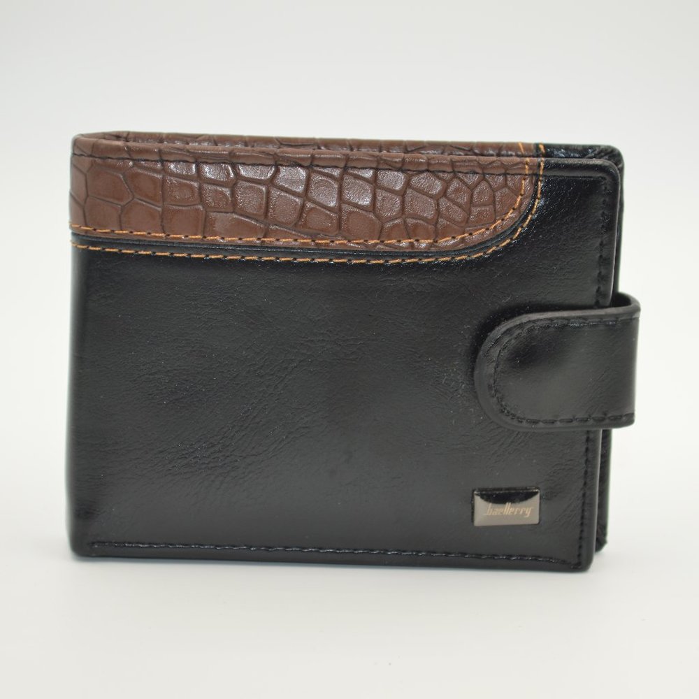 Men's Patchwork Leather Wallet